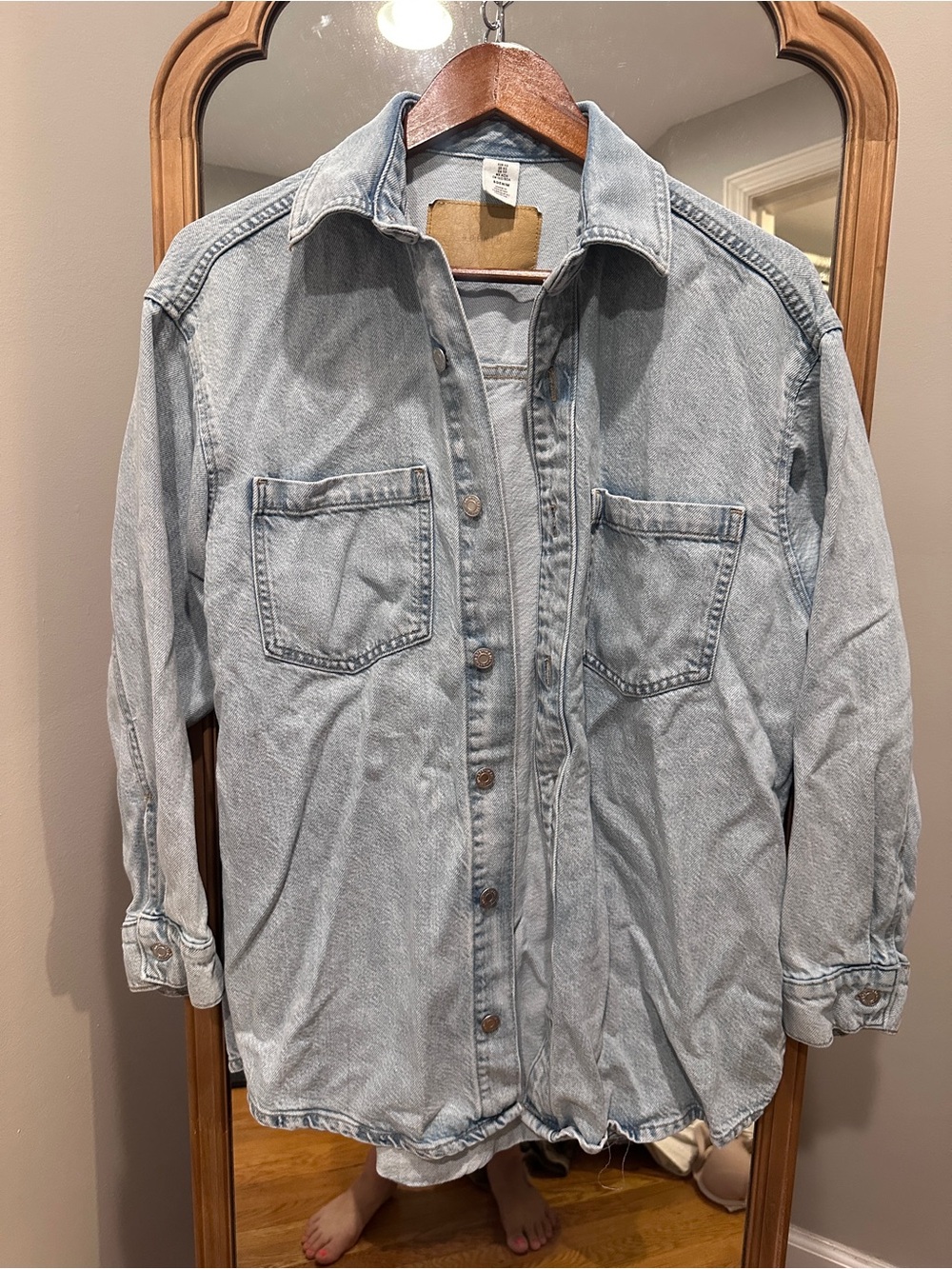 Denim oversized jacket